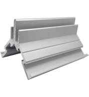 P-4040 Corner Fabric Aluminium Profile, 500mm Heavy-Duty Anodized Silver, 6M, 3D SEG Profile for Custom Exhibition Booths, Trade Show Corners & Structural Fabric Walls